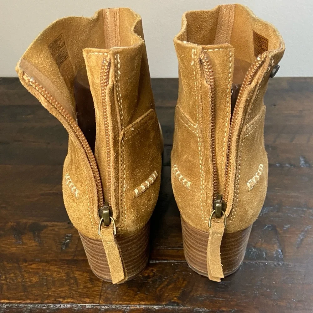 UGG Women's Bandara Suede Ankle Boot Chestnut Size 7